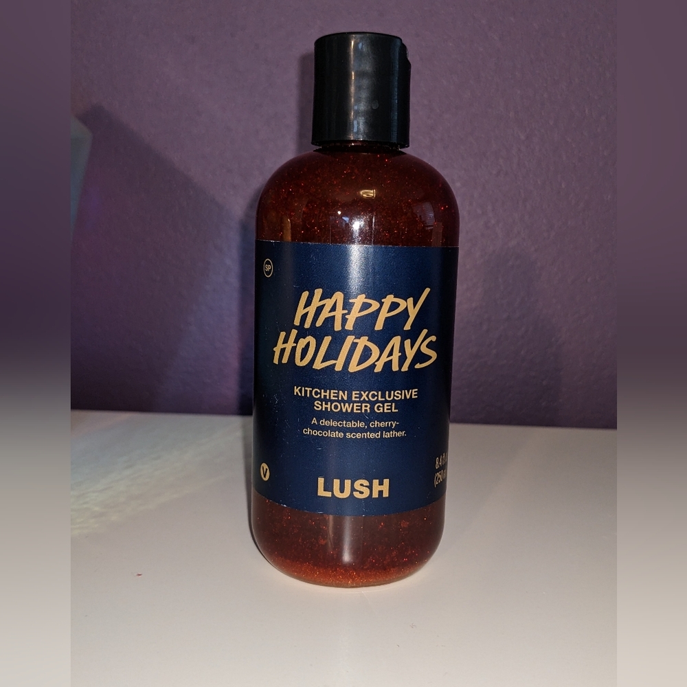 Lush Happy Holidays shower gel